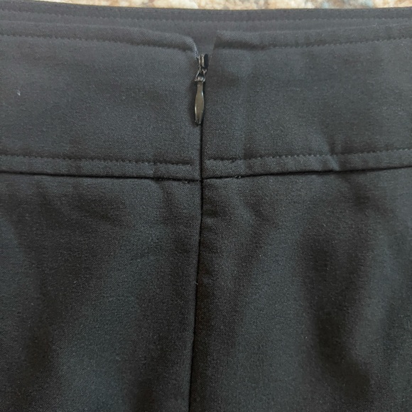 RQT black mini skirt bottom pleated ruffle Sz 10 - Picture 5 of 6